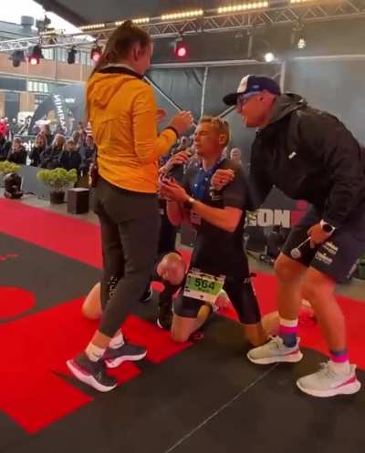 WCGW Proposing after running an Iron Man