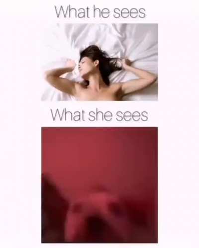 what she sees