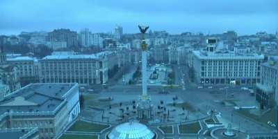 Kyiv, Ukraine, roughly 10 minutes ago. Air Raid Sirens were activated.