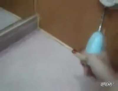 Old video of Jessica jacking off a soap knob