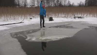 To break the ice