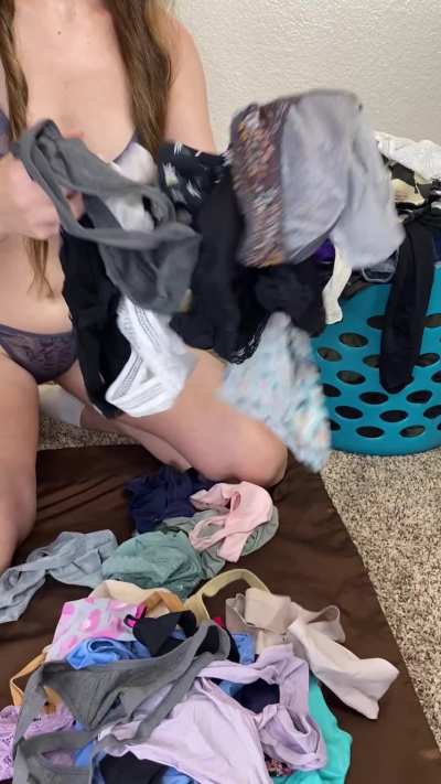 Haven&rsquo;t done laundry in a while 😅