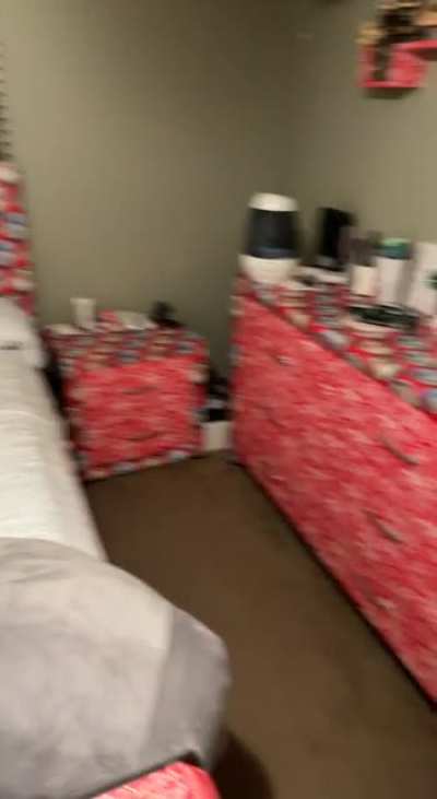 Family pranked me while I visited a friend for New Years.