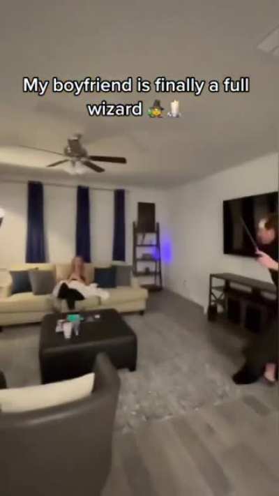 This Harry Potter wand that shoots fire...