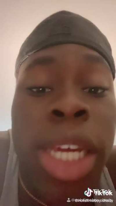 Cringe attempted babassery on tik tok
