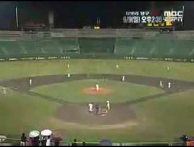 Korean baseball fights are&hellip;interesting.