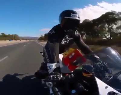 Stay on the bike!!
