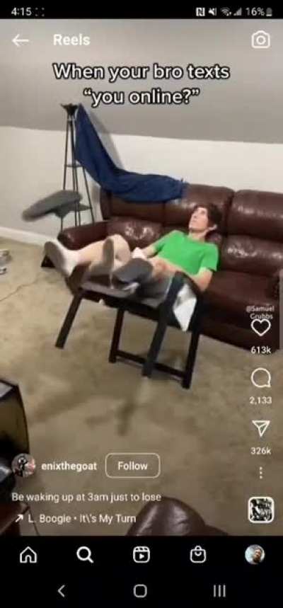 reversed the video