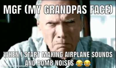 Try this with your grandpa and see what he does 😭😌