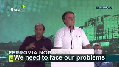 04 March 2021. Bolsonaro praises people who didn't try staying home during the COVID-19 pandemic. "You didn't stay at home. You didn't chicken out. We need to face our problems. Enough with the bitching. Until when are you going to cry?"