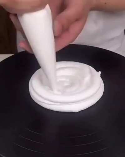 This cake is smoking