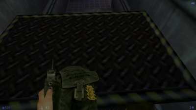 I just played Blue Shift today and got stuck at the part with the explosives and wire so I found an alternative. Is this way intended?