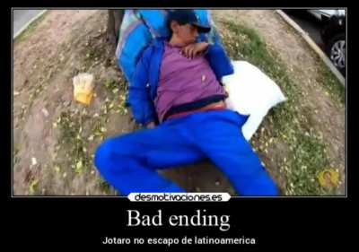 Si Jotaro no pudo, peor nosotros 😔