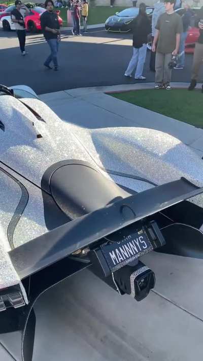 A bedazzled Aston Martin Valkyrie
