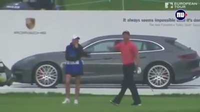 Get a hole-in-one without touching the ground, win a porsche 🏌️&zwj;♂️⛳