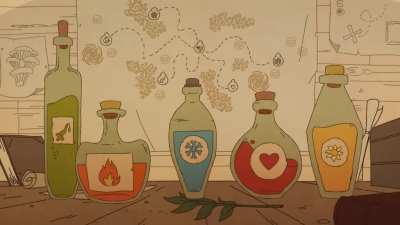 Potion Craft is a game where you physically interact with your tools and ingredients to brew potions. Heat up the coals and get ready to brew your marvelous concoctions! 🌿
