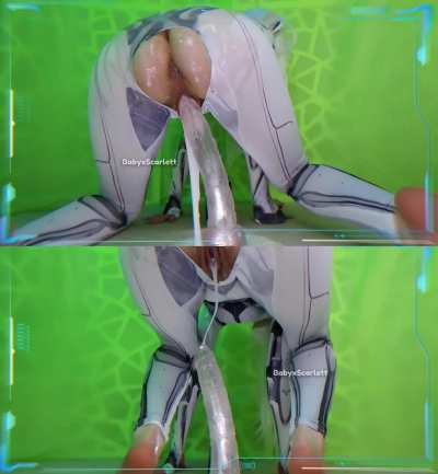 Cum lube and squirt spilling out of me just the way I like