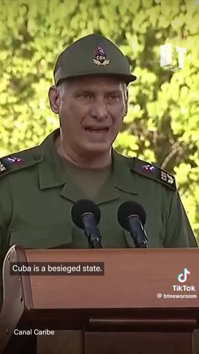 The President of Cuba Miguel Diaz-Canel celebrates the 65th anniversary of Fidel Castro’s declaration of the socialist nature of the Cuban revolution. He also decries current U.S. aggression and states that it’s their duty to defend the revolution just as