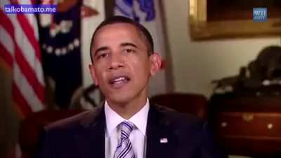Obama has something to say