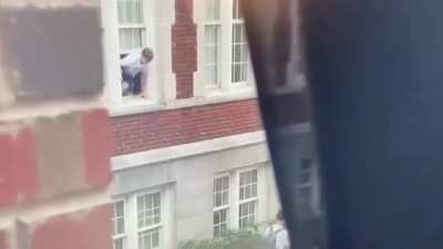 students escaping active shooter at University of North Carolina today, 1 faculty member killed