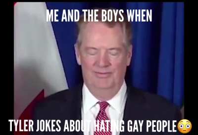 It&rsquo;s ok tho he&rsquo;s only ironically homophobic and only screams slurs at kids in the bathrooms ironically 👊😂🤚