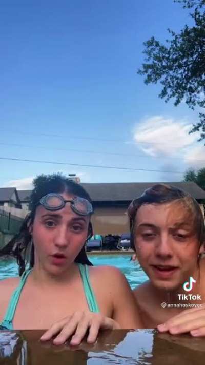 Kids at the public pool