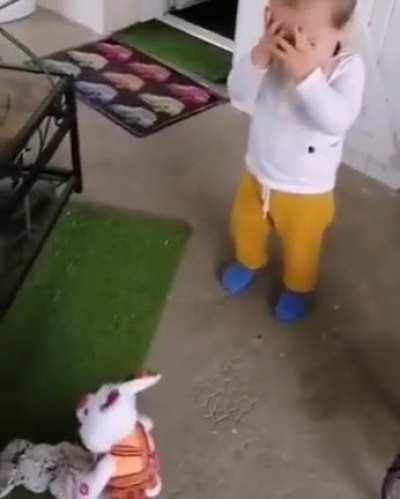 Poor rabbit.