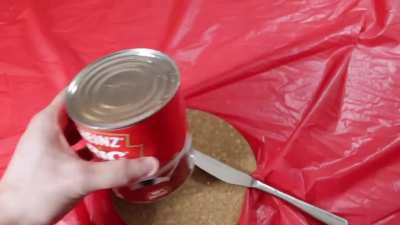 Black Mesa scientist attempts nonstandard can opening procedure 