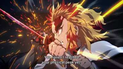 "Rengoku vs Akaza" Full fight | Demon slayer S2 (4K)
