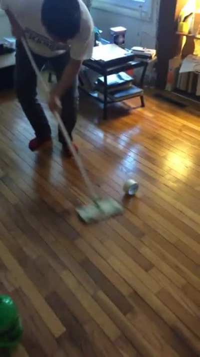 my dad &ldquo;curling&rdquo; a couple years ago