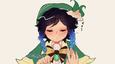 Kiss from Venti~&amp;lt;3 (by @mehringguie on Twitter)