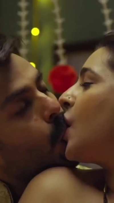That's one hell of a passionate kiss