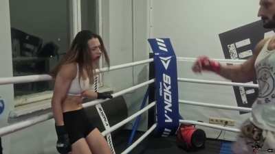 Alice&rsquo;s tight abs are beaten pt. 2