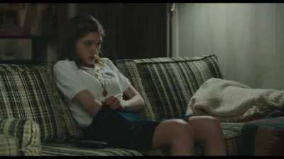 Love how Natalia Dyer is always playing with herself