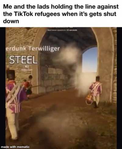 Hold your ground!
