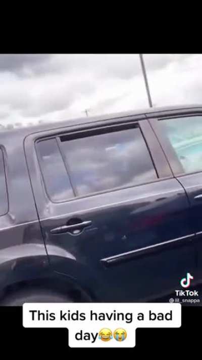 Hit and run away.