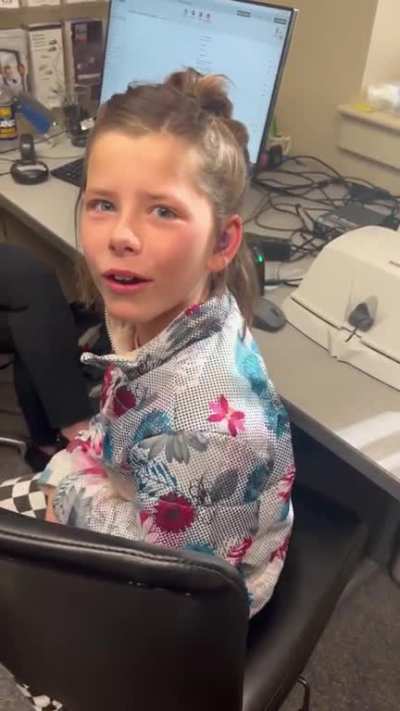 Deaf child&rsquo;s reaction to hearing her own voice for the first time