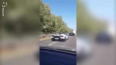 Ferrari hits Lambo - 2 dead