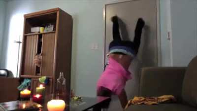Her moves are fire