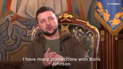 Which world leader does Zelenskyy most like speaking to?
