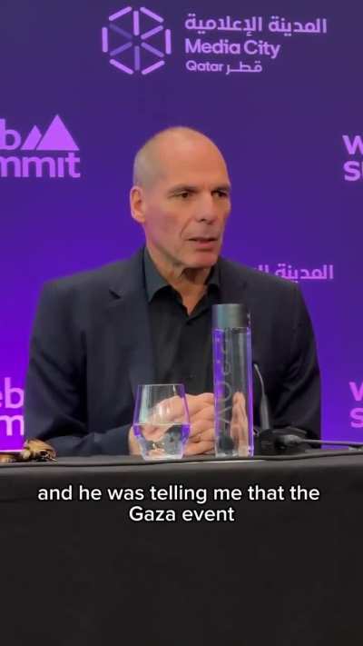 “We should hang our heads in shame for allowing this monstrosity to continue,” said Yanis Varoufakis, a Greek economist and politician, as he accused Palantir of embracing technologies used to facilitate Israeli genocide against Palestinians.