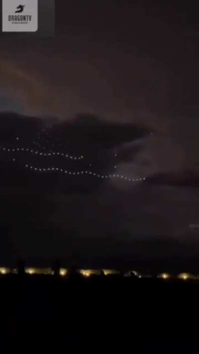 Pokemon drone show Japan