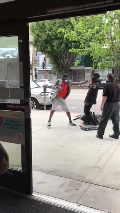 Thief gets KOed via takedown, justice is swift