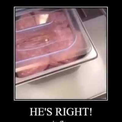 The salami lid fit