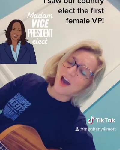 @meghanwilmott on TikTok &ndash; democracy is comin... 🇺🇸 (cover of Leonard Cohen's "Democracy")