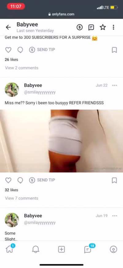 Babyvee full onlyfans I’ll post more whenever she do dm if you want any video and i can send it to you