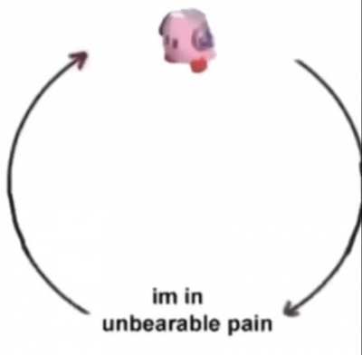 Very unbearable pain.