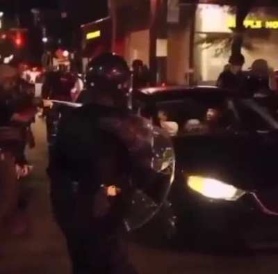 Couple gets caught in traffic after curfew. They get tased and dragged out of the vehicle. Their tires are slashed. I believe this was in Atlanta. Let me know if it wasn&rsquo;t or you have more info on the incident.