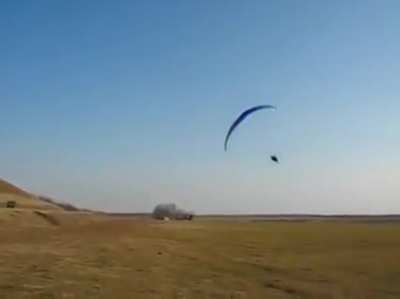 Nice day to paraglide