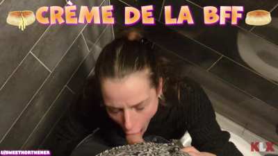 Have you tried the "Cr&egrave;me de la BFF" yet?? 😝